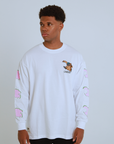 Camiseta Ignorant Orangutan LS Tee White
