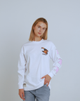 Camiseta Ignorant Orangutan LS Tee White