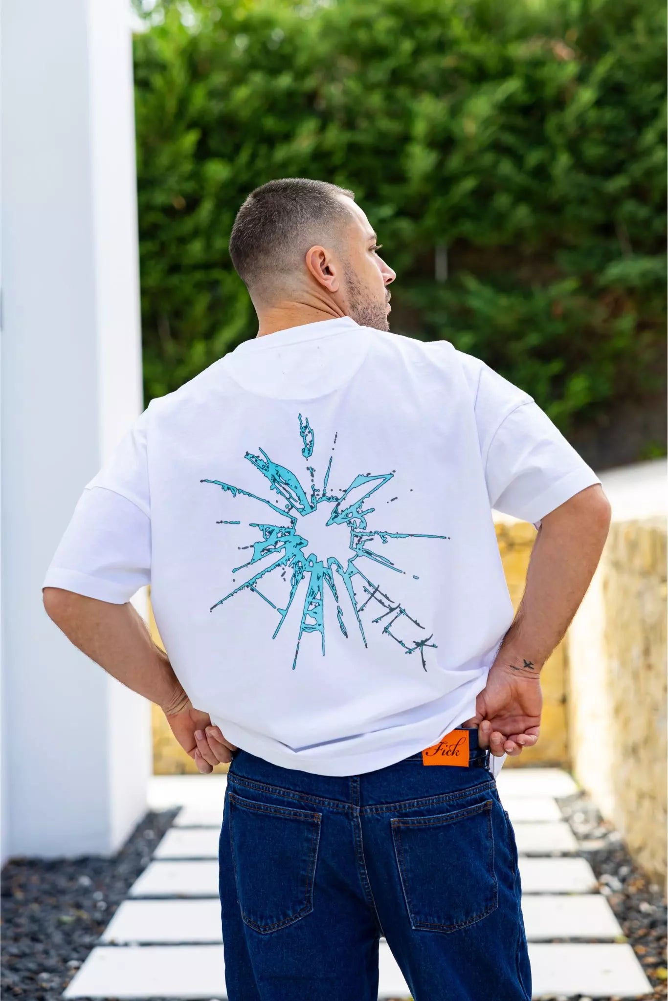 Camiseta Fick Break the Glass White