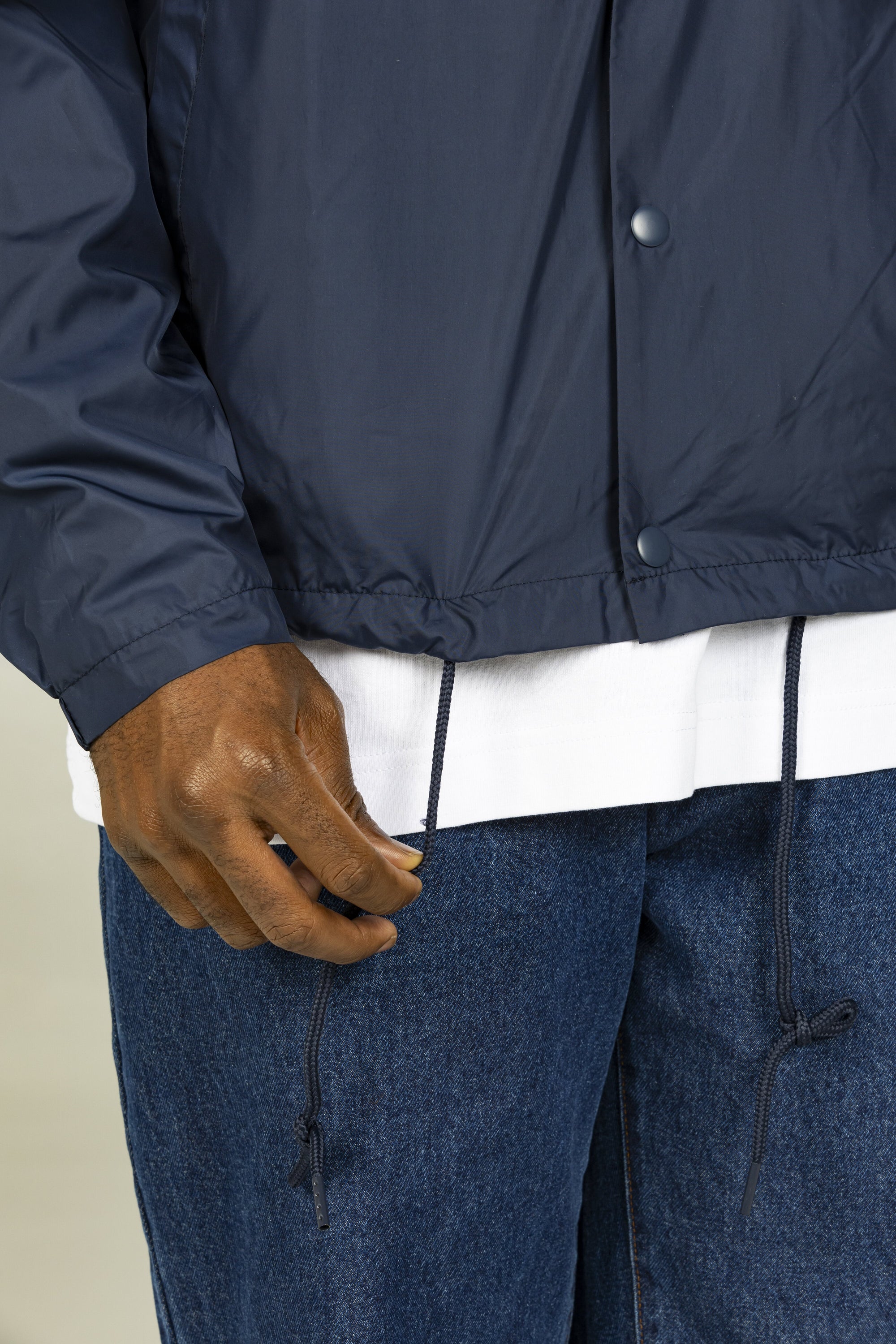 Roses Coach Jacket Blue