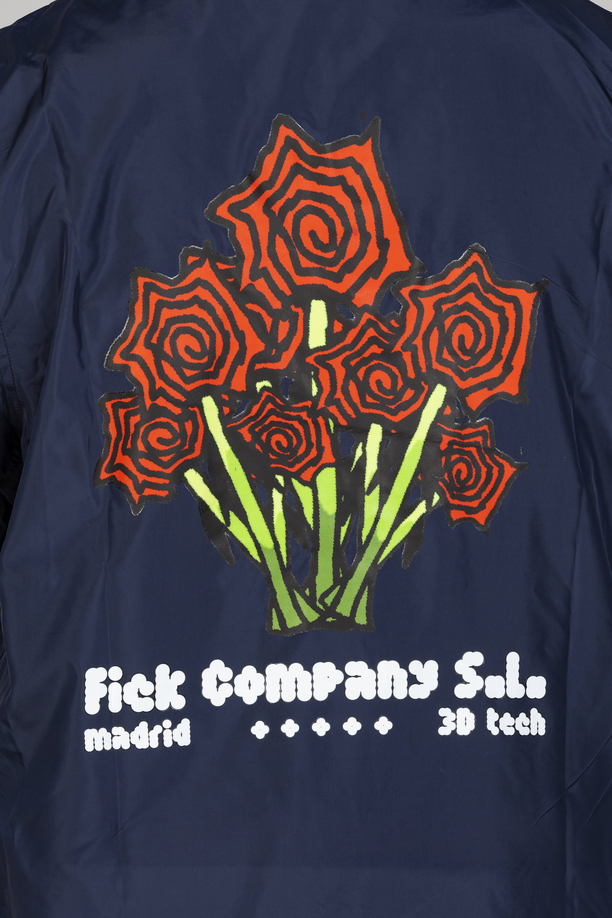 Roses Coach Jacket Blue