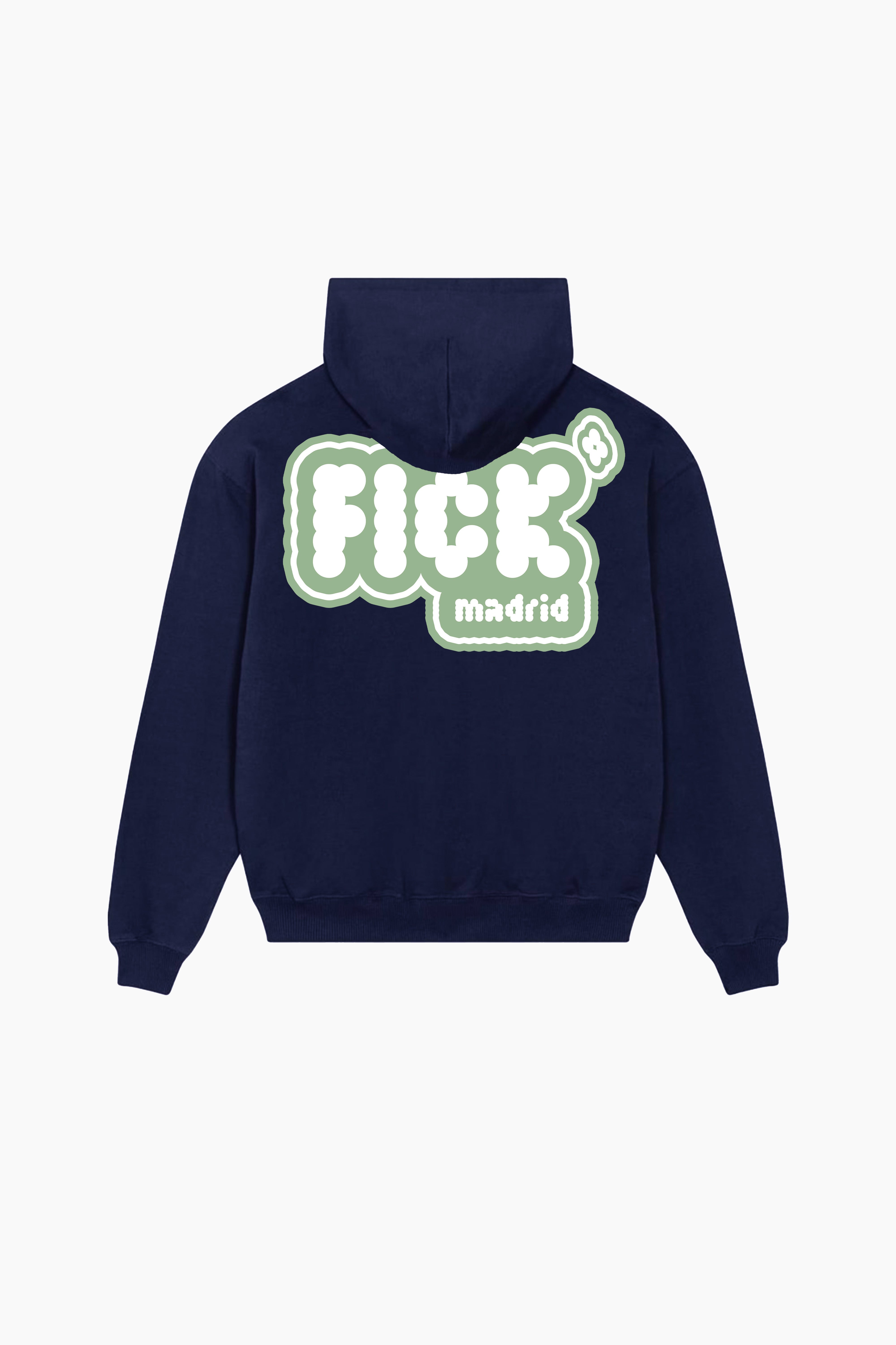 Hoodie Pixel Logo Navy