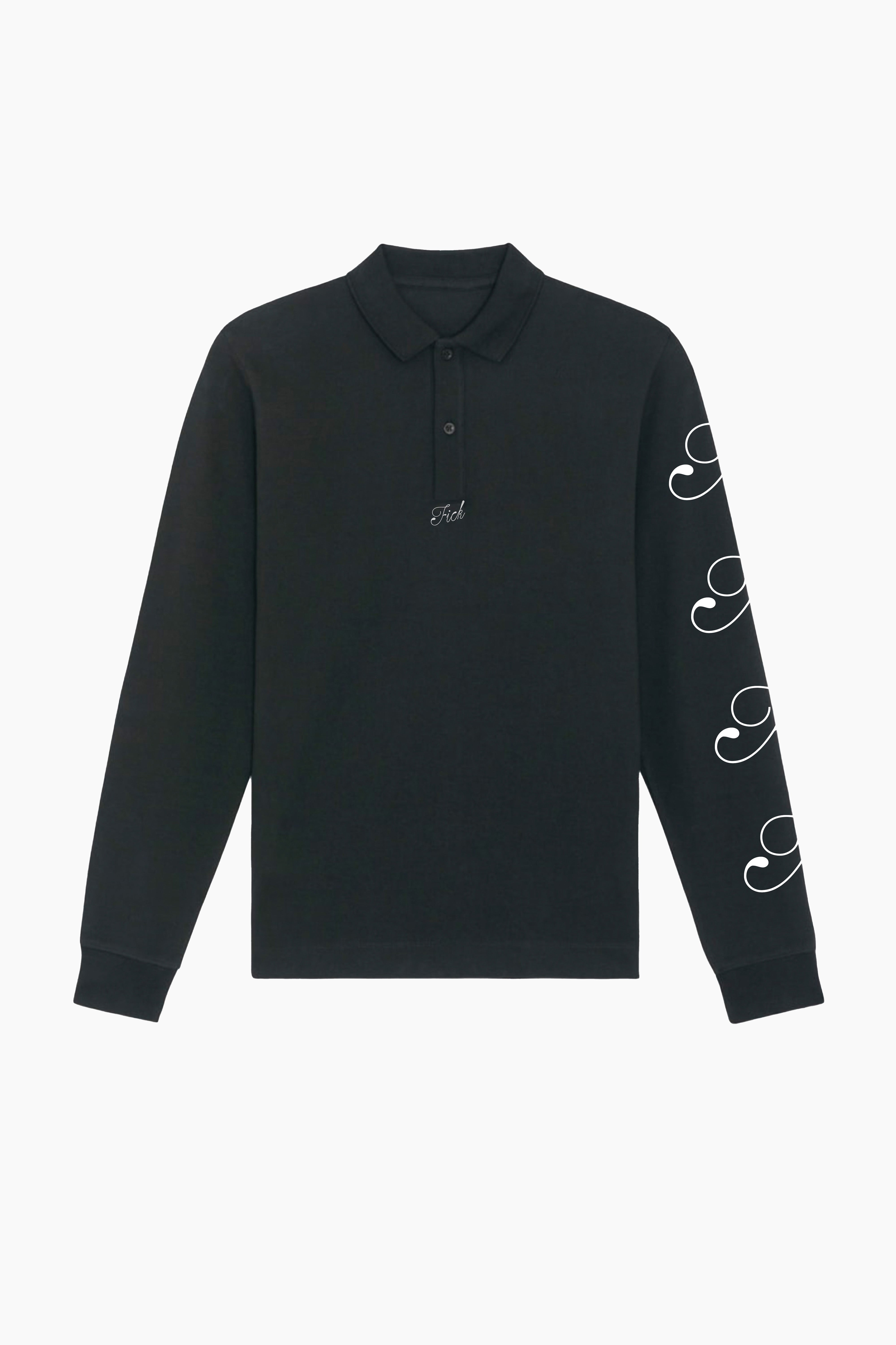 Polo Long Sleeve Fick Black