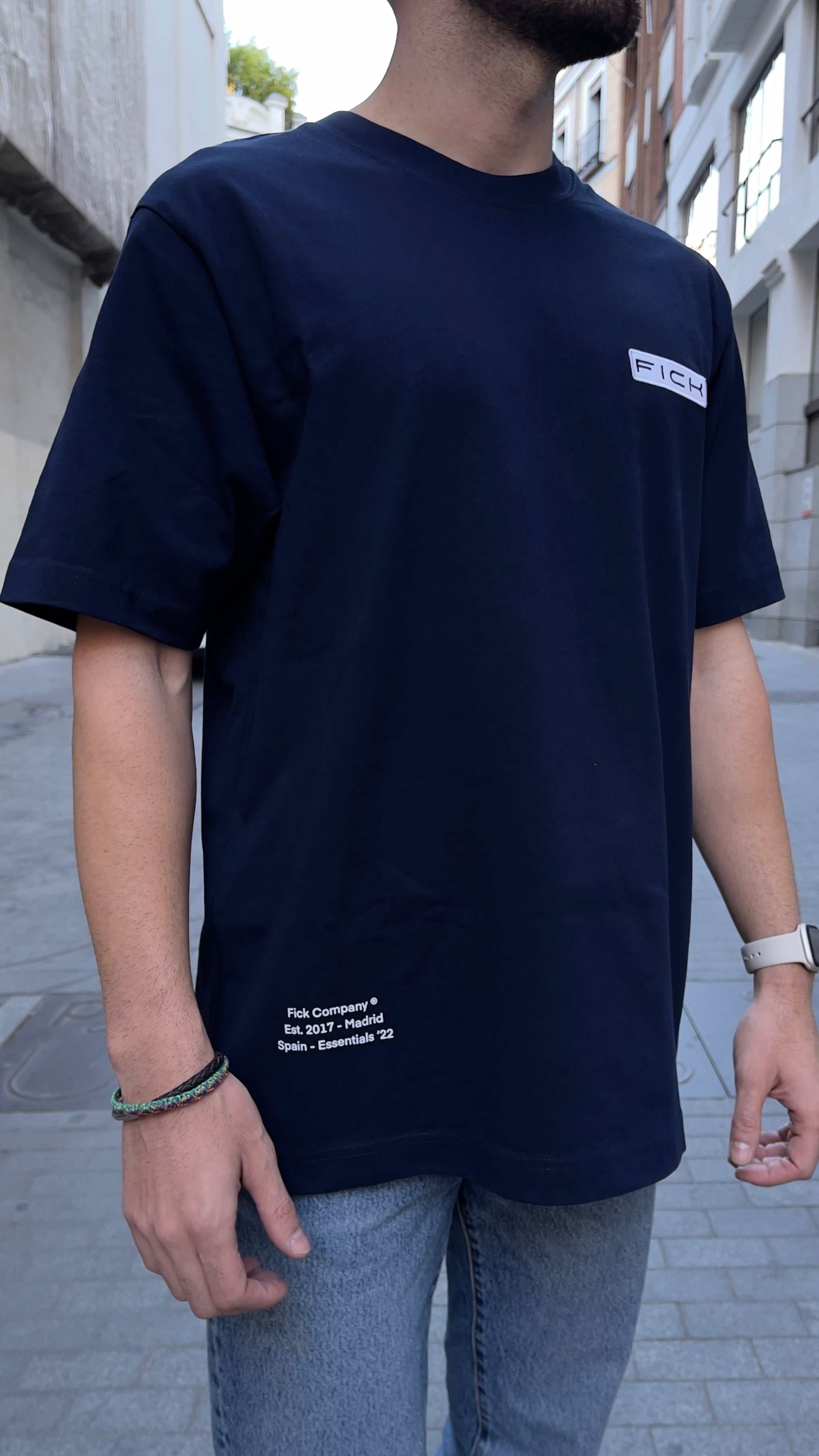 Camiseta Fick Essentials Navy